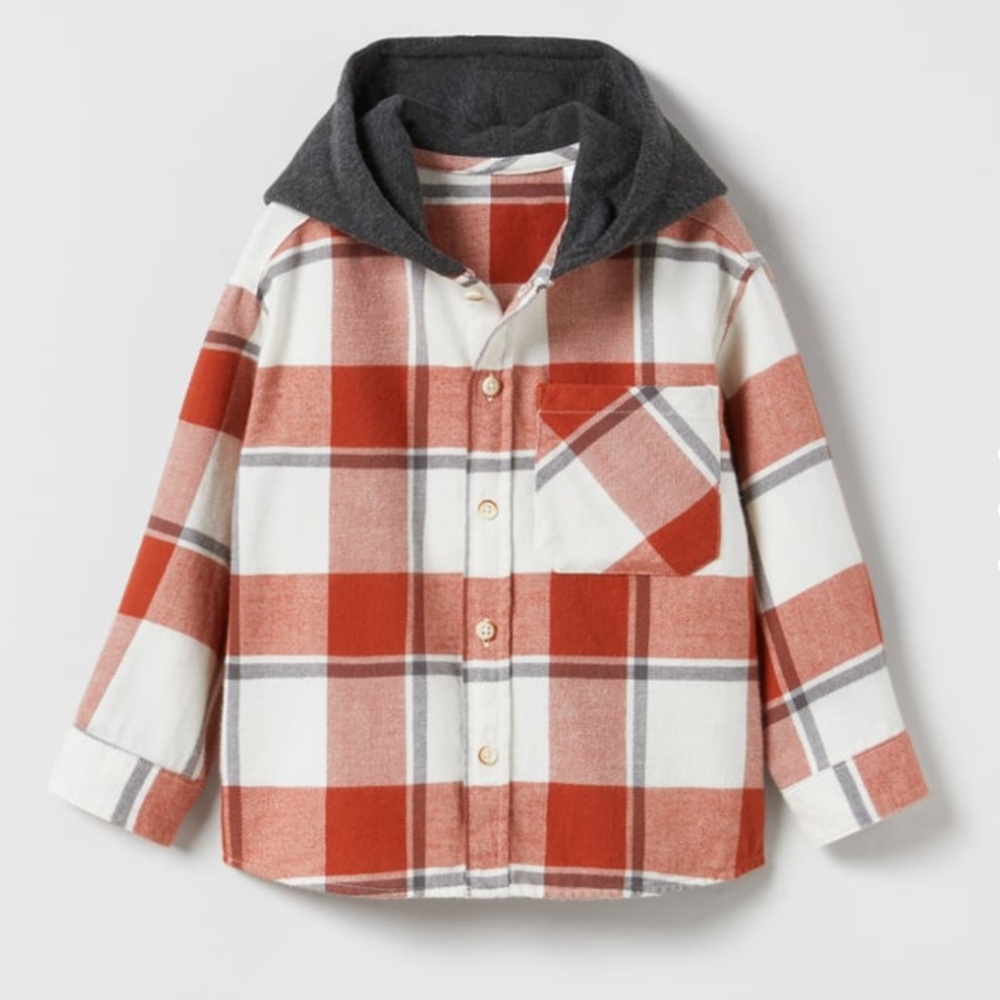Zara kids plaid shirt size 2-3 y